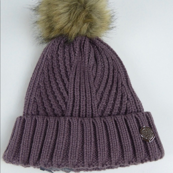 Vince Camuto Cable Knit PomPom Beanie Hat Bundle - Picture 2 of 15